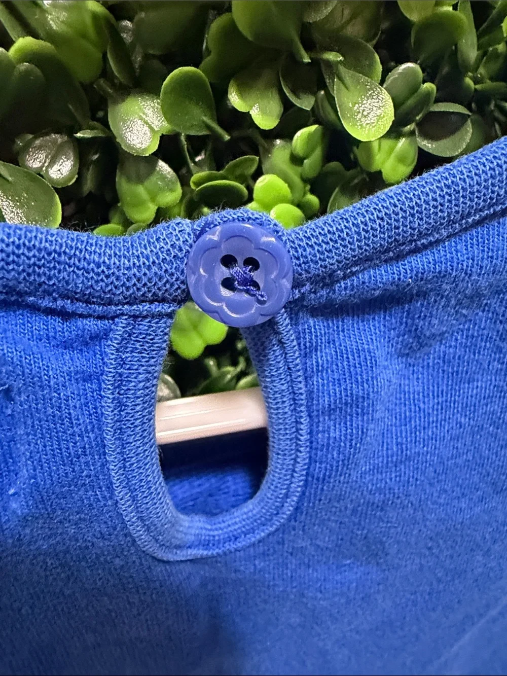 Gymboree Royal Blue Sleeveless Tunic with Sunflower Embroidery